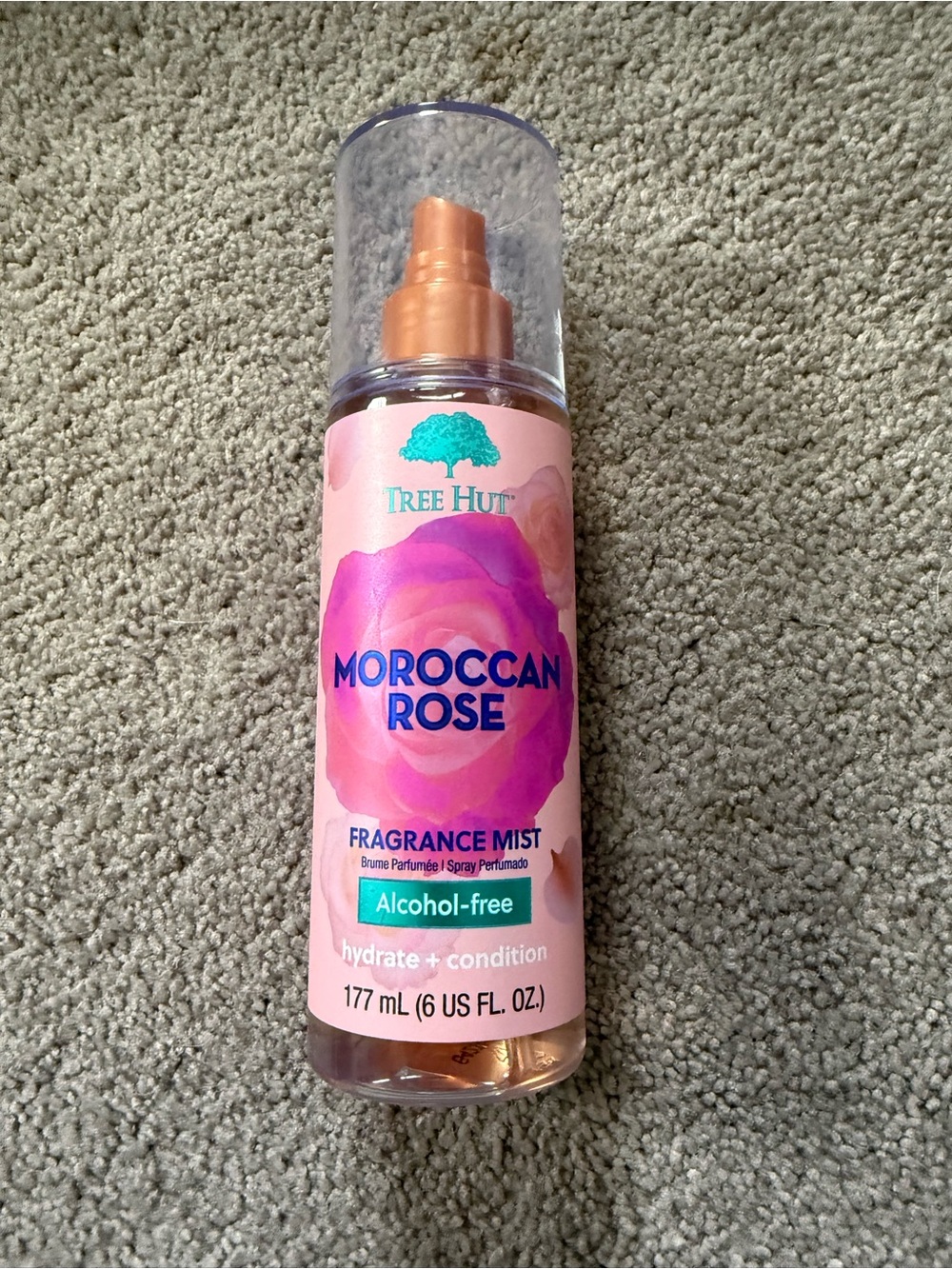 Tree Hut Moroccan Rose Fragrance Mist - Pink